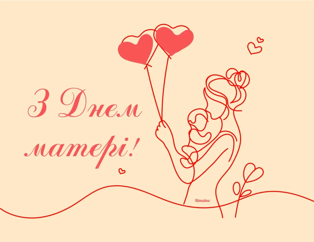 Привітання з Днем матері